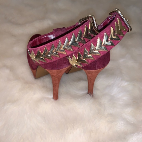 H by Halston Elsie Multi Kidsuede Pumps - Picture 7 of 8